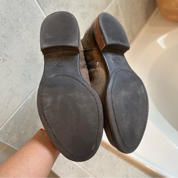 Lucky Brand Brown Ankle Boots with Buckles - Picture 6 of 8